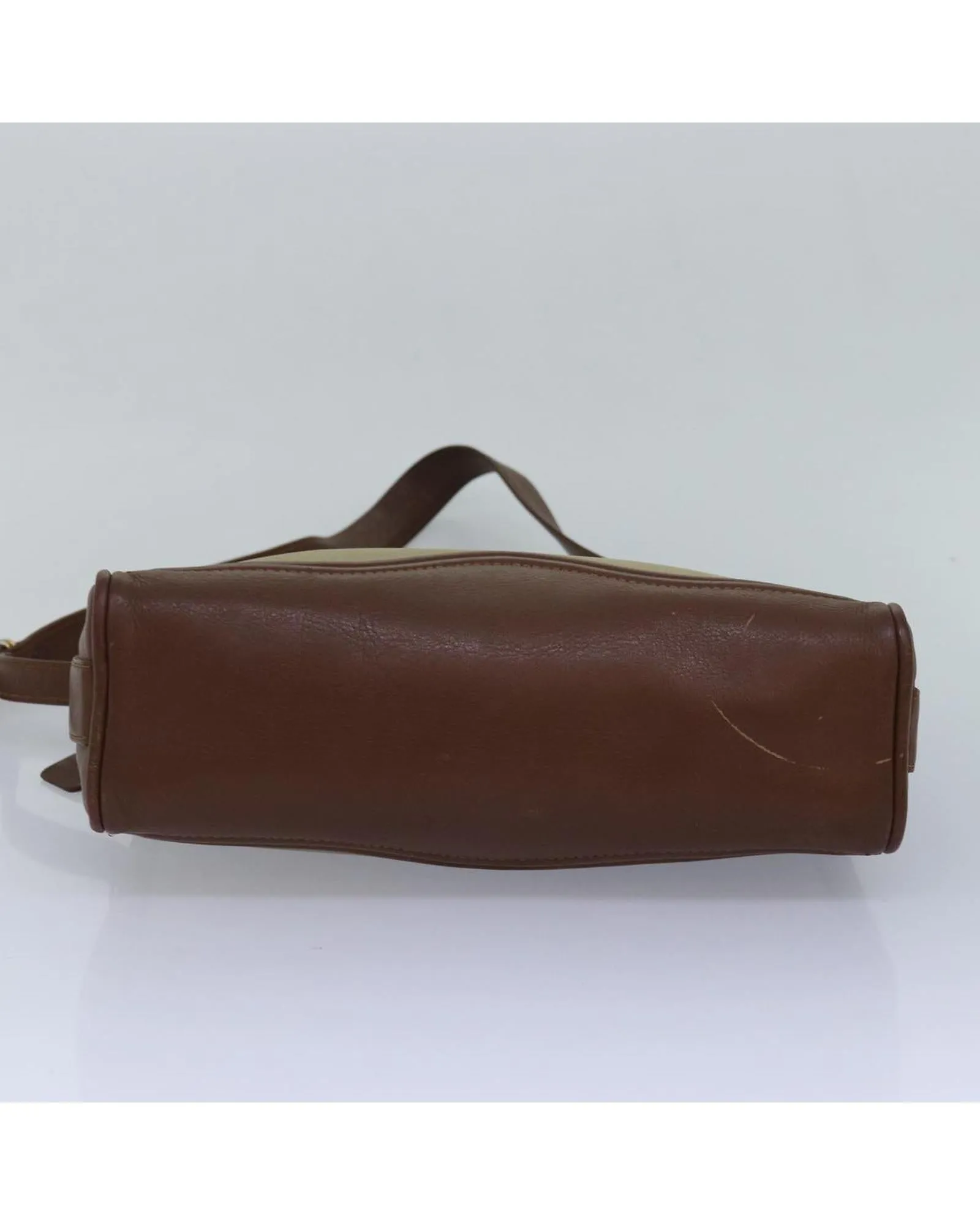 Canvas Leather Shoulder Bag