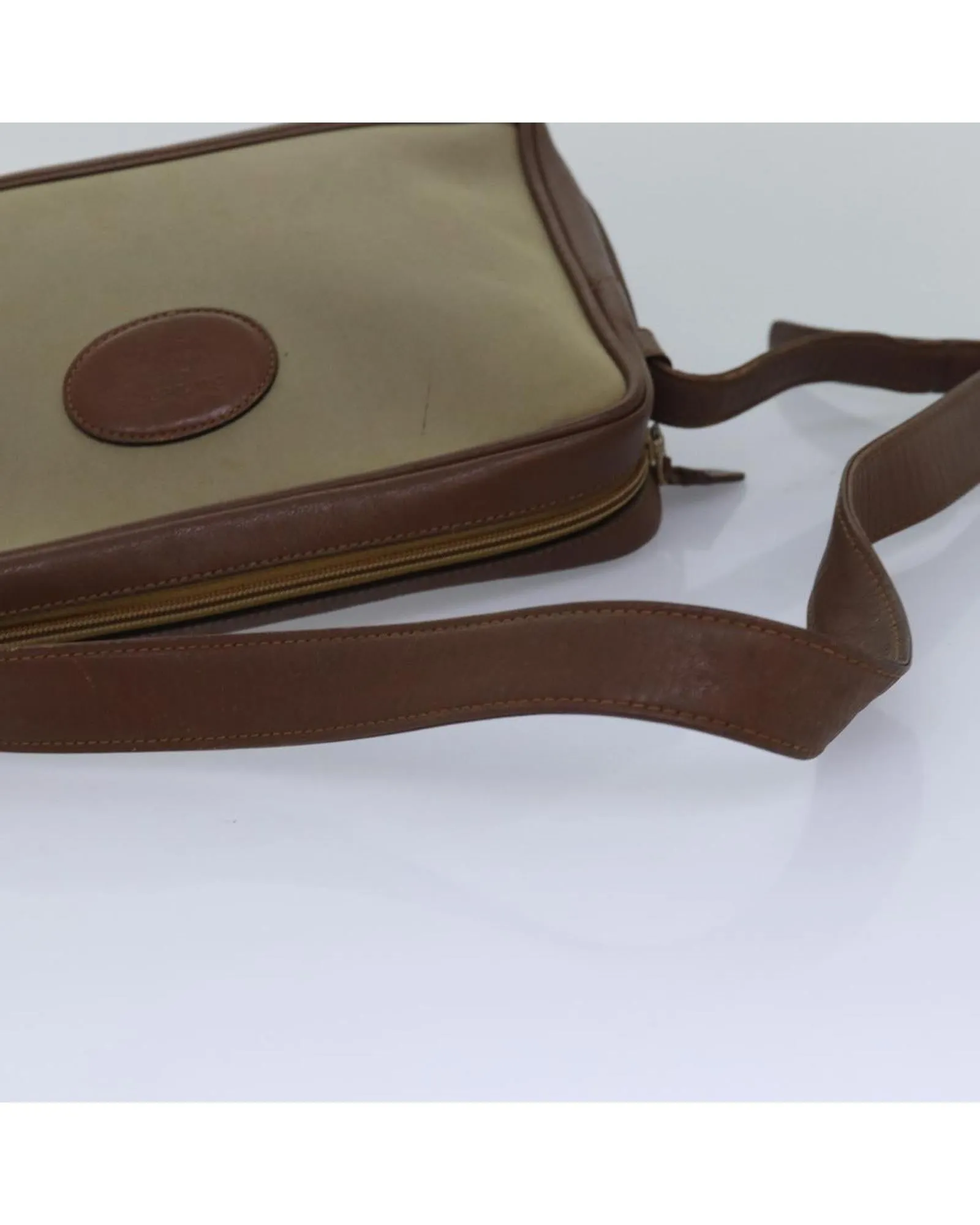 Canvas Leather Shoulder Bag