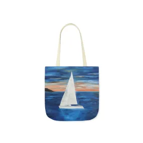 Canvas Tote Bag, Sunset Sail