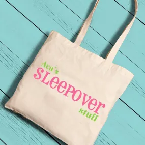 Canvas Tote-Sleepover