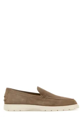 Cappuccino suede loafers