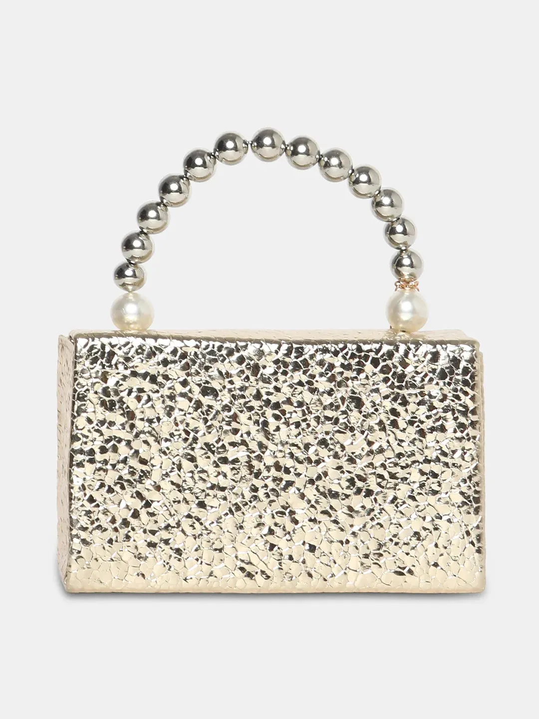 Caprese Lucy Pearl Clutch Small (E) Gold