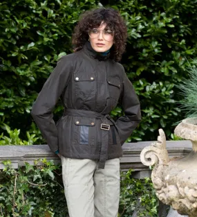 Cara Utility Wax Jacket - Olive
