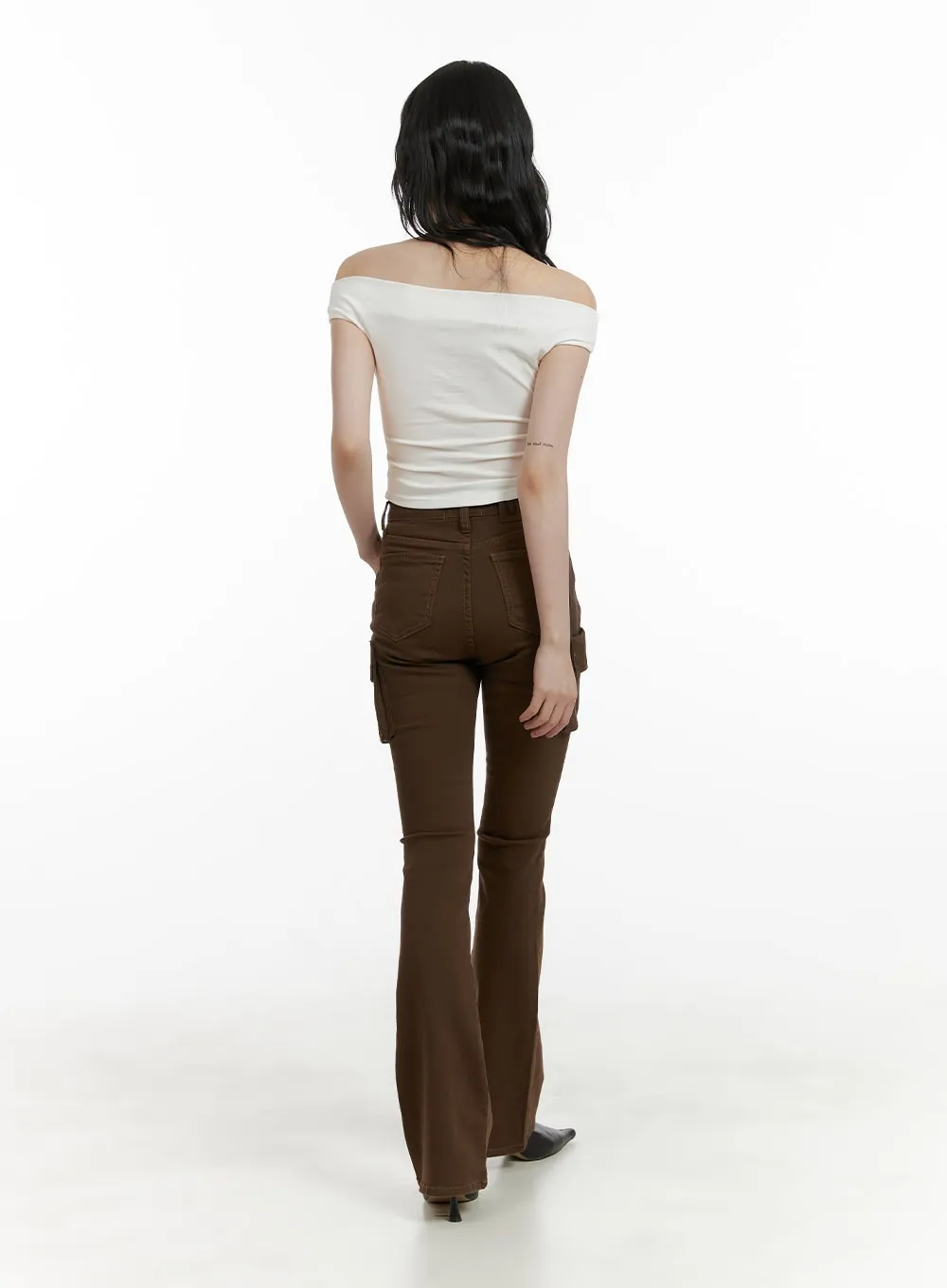 Cargo Bootcut Pants CU410