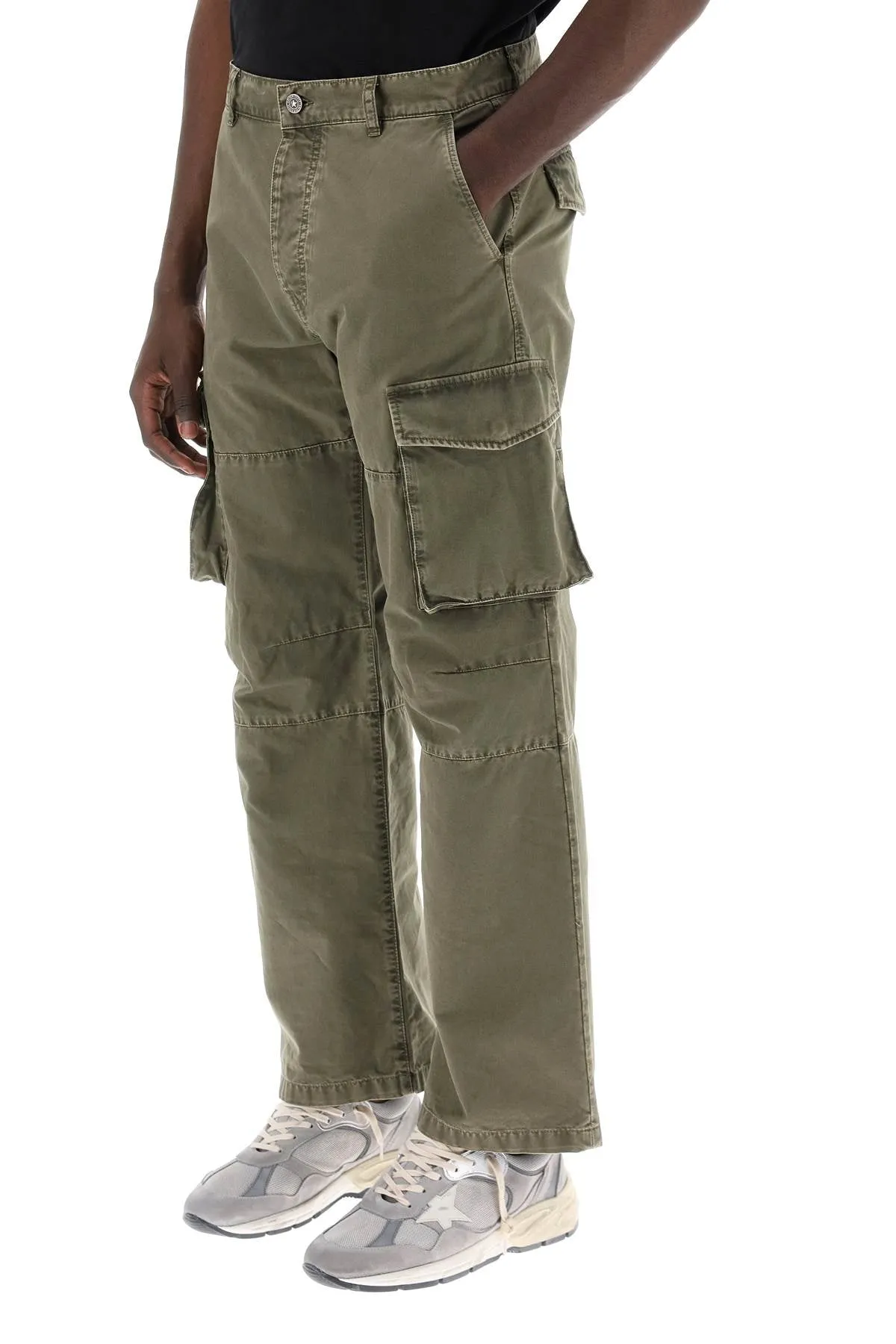 cargo canvas pants for men