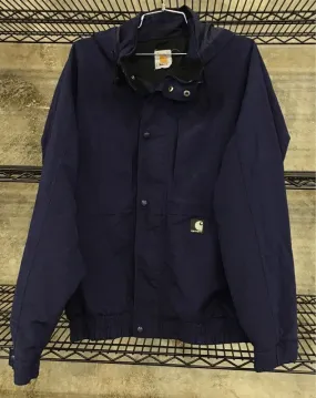 Carhartt Men's Blue Bomber Jacket - Size Measured