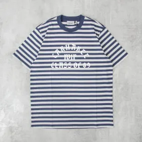Carhartt WIP Scotty Athletic Striped Tee - Blue / Sonic Silver