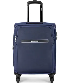Carlton Turbolite Plus 55cm Indigo 8 Wheel Soft Top Trolley, TURBOP55MI