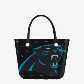 Carolina Panthers Big Logo Mini Print Tailgate Tote Bag