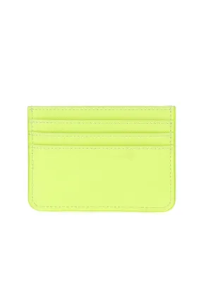Caroline Card Holder-Neon Yellow