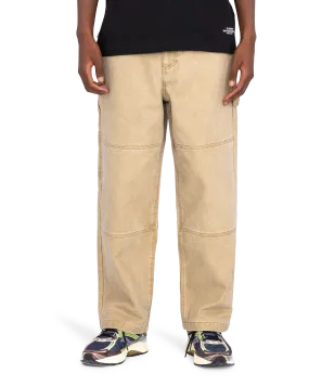 Carpenter Canvas Trousers in Khaki