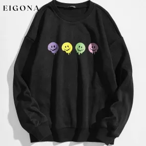 Cartoon Graphic Thermal Lined Sweatshirt