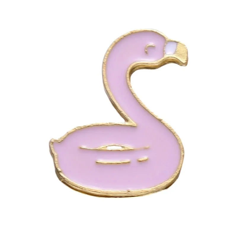 Cartoon Style Pin Animal Waves Flower Alloy Stoving Varnish Women's Brooches