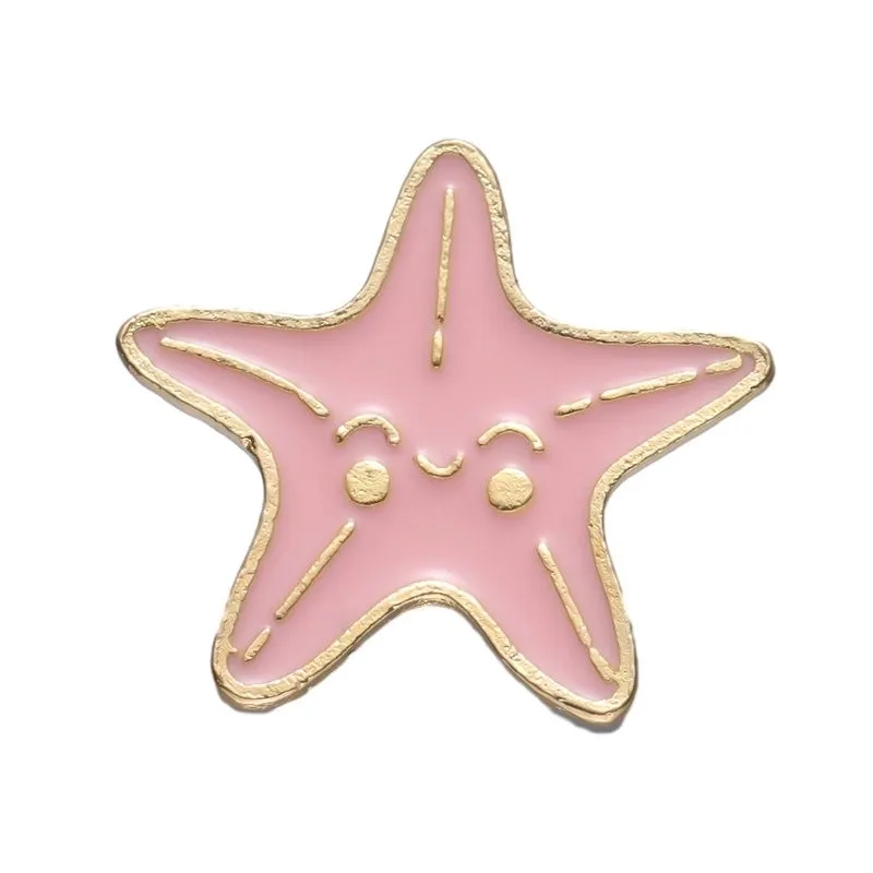 Cartoon Style Pin Animal Waves Flower Alloy Stoving Varnish Women's Brooches