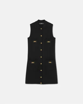 Cashmere-Blend Shift Knit Mini Dress