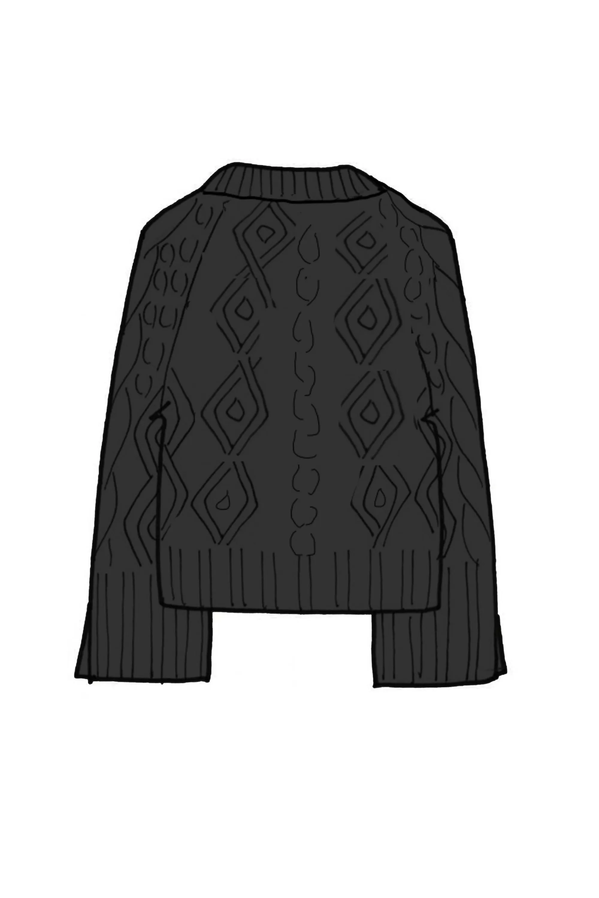 Cashmere Cable Sweater - Made to Order