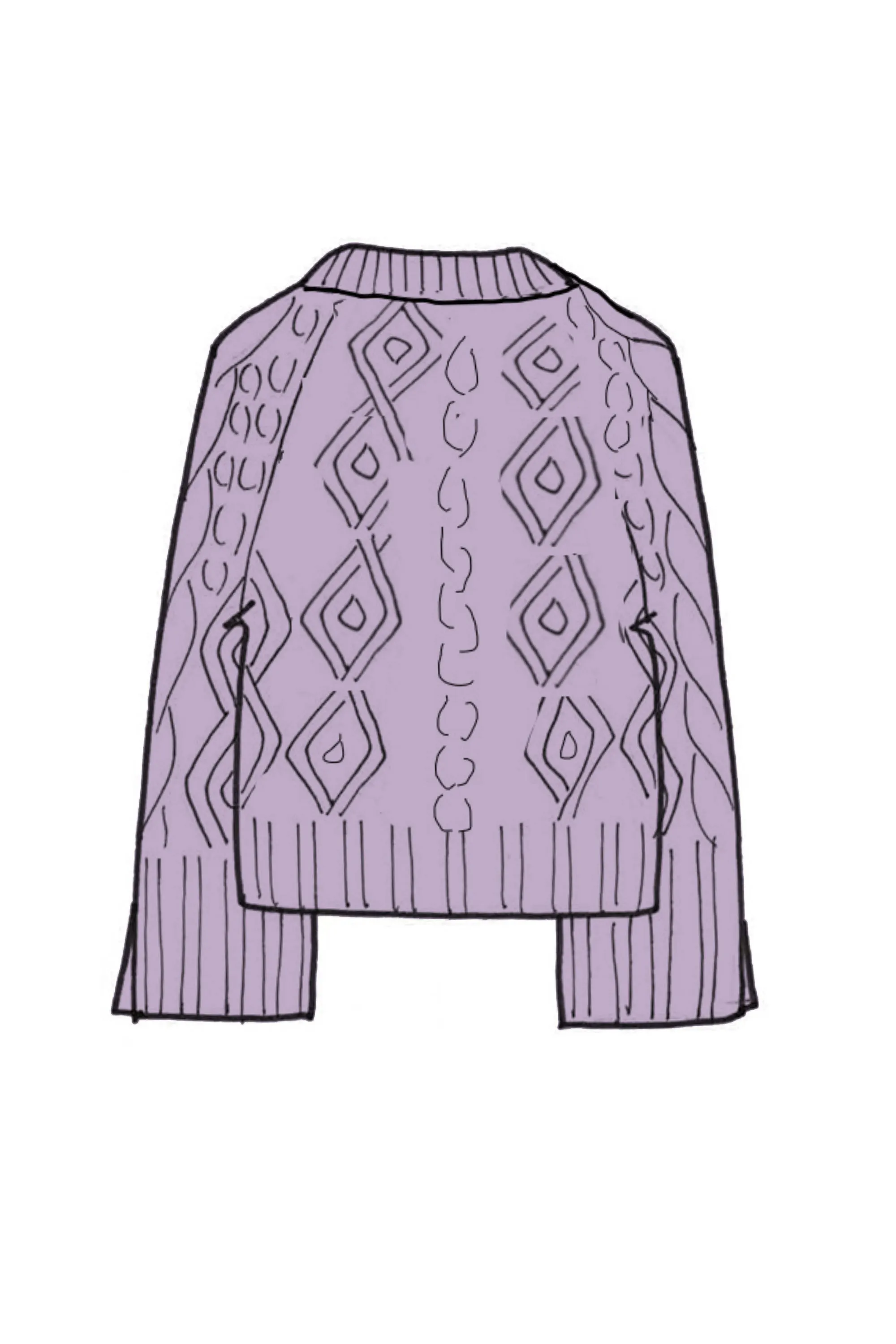 Cashmere Cable Sweater - Made to Order
