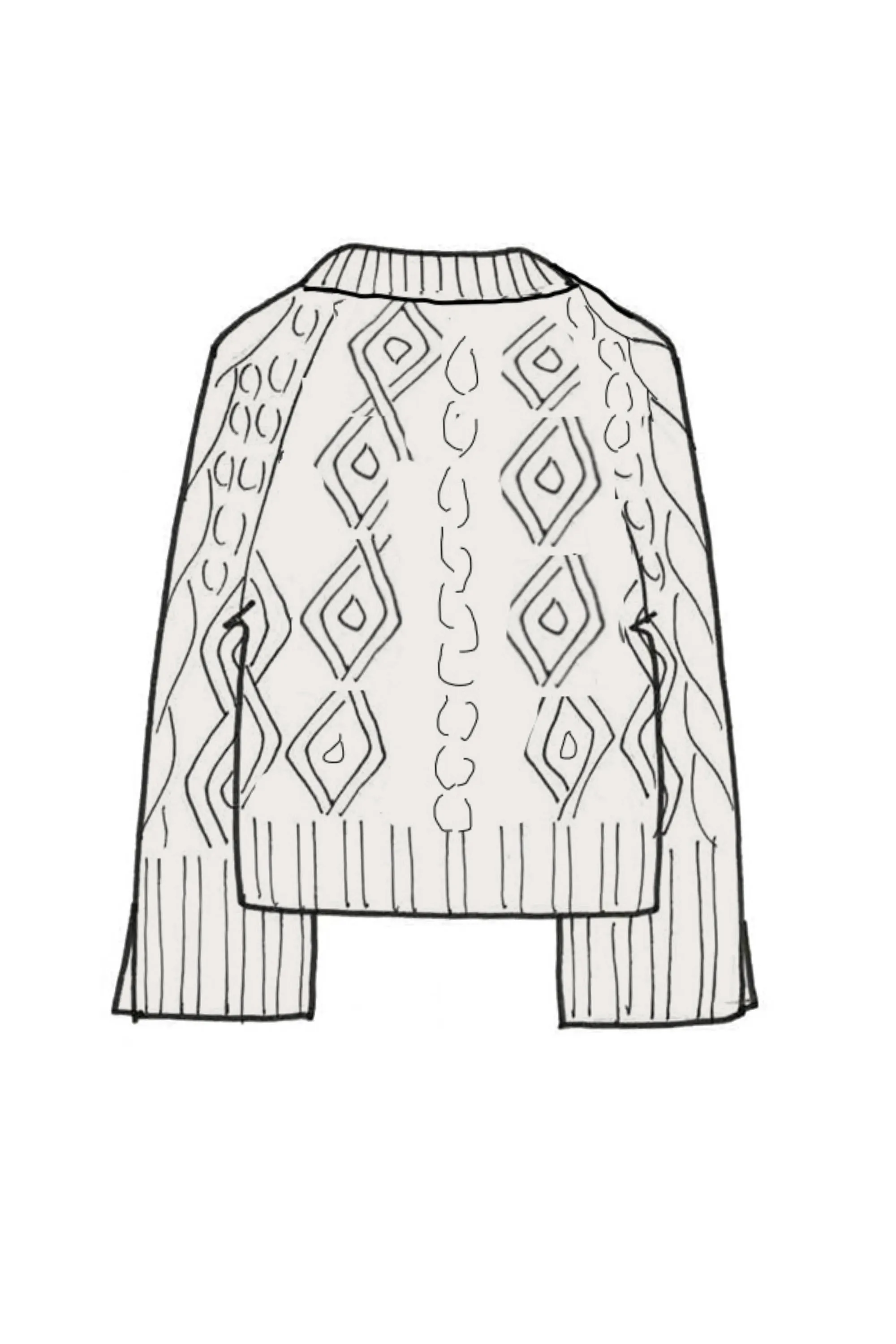 Cashmere Cable Sweater - Made to Order
