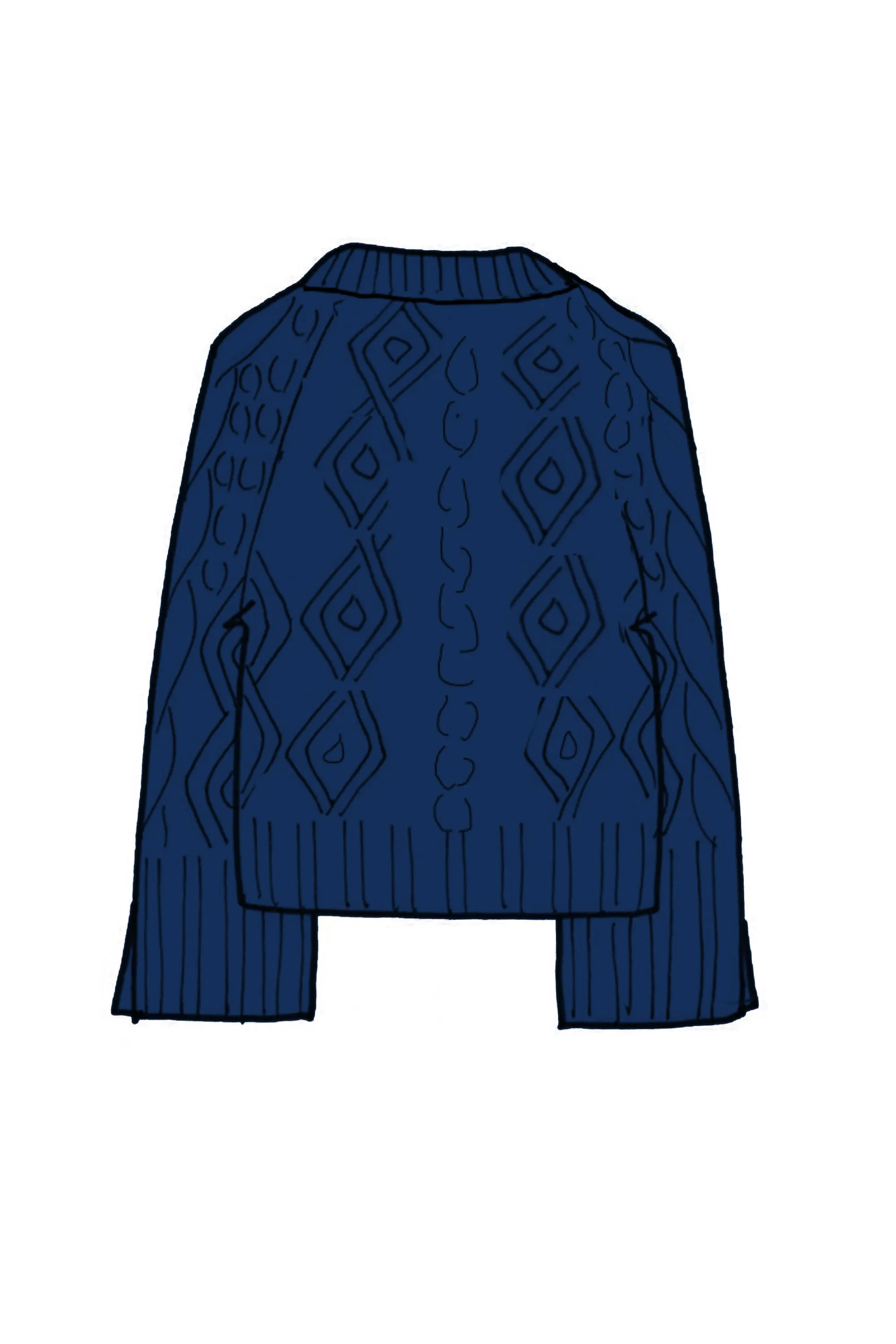 Cashmere Cable Sweater - Made to Order