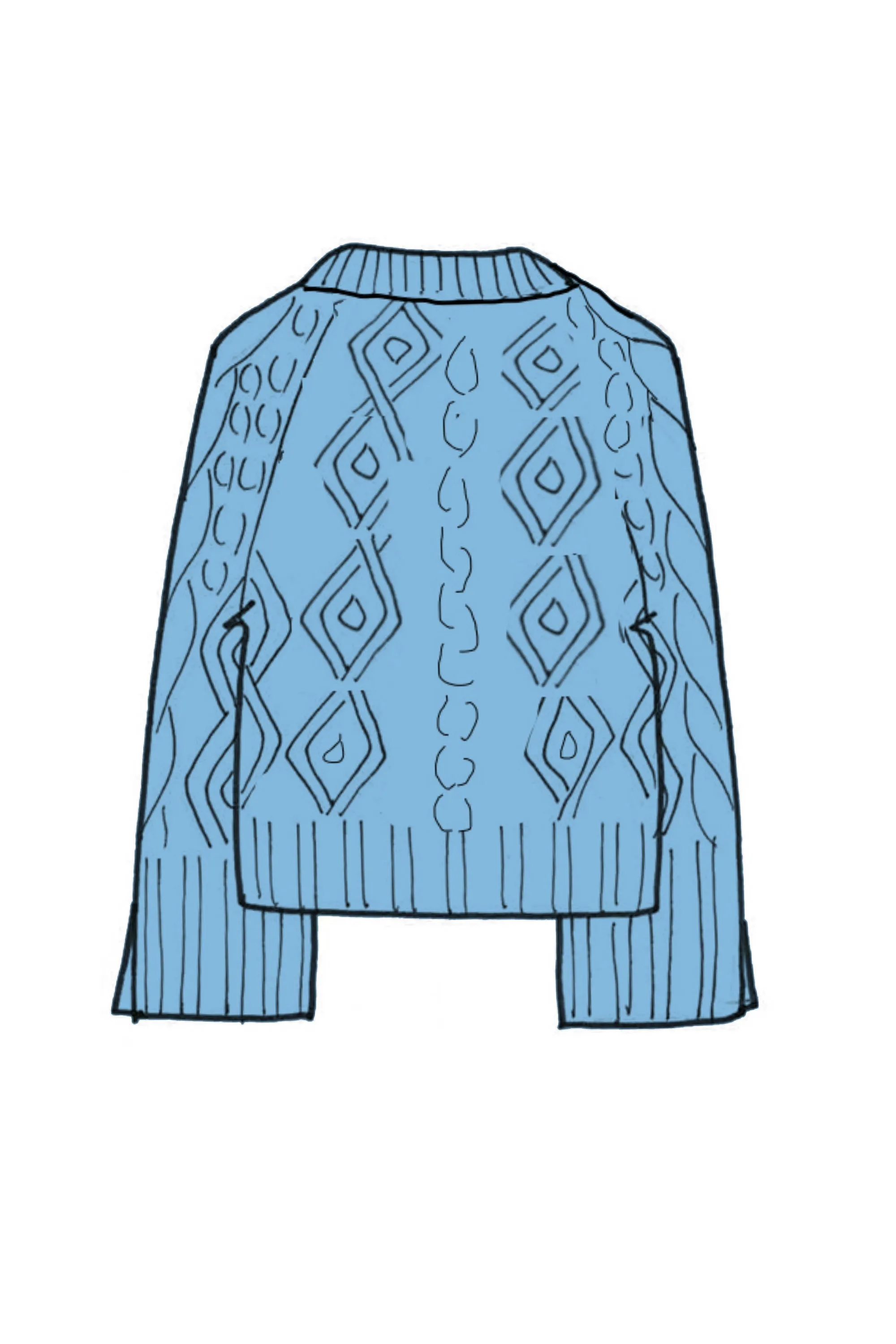 Cashmere Cable Sweater - Made to Order