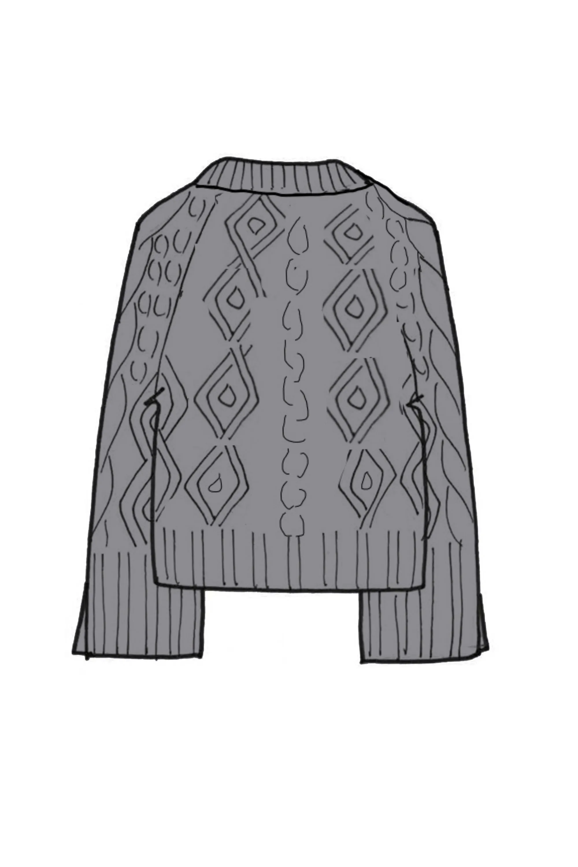 Cashmere Cable Sweater - Made to Order