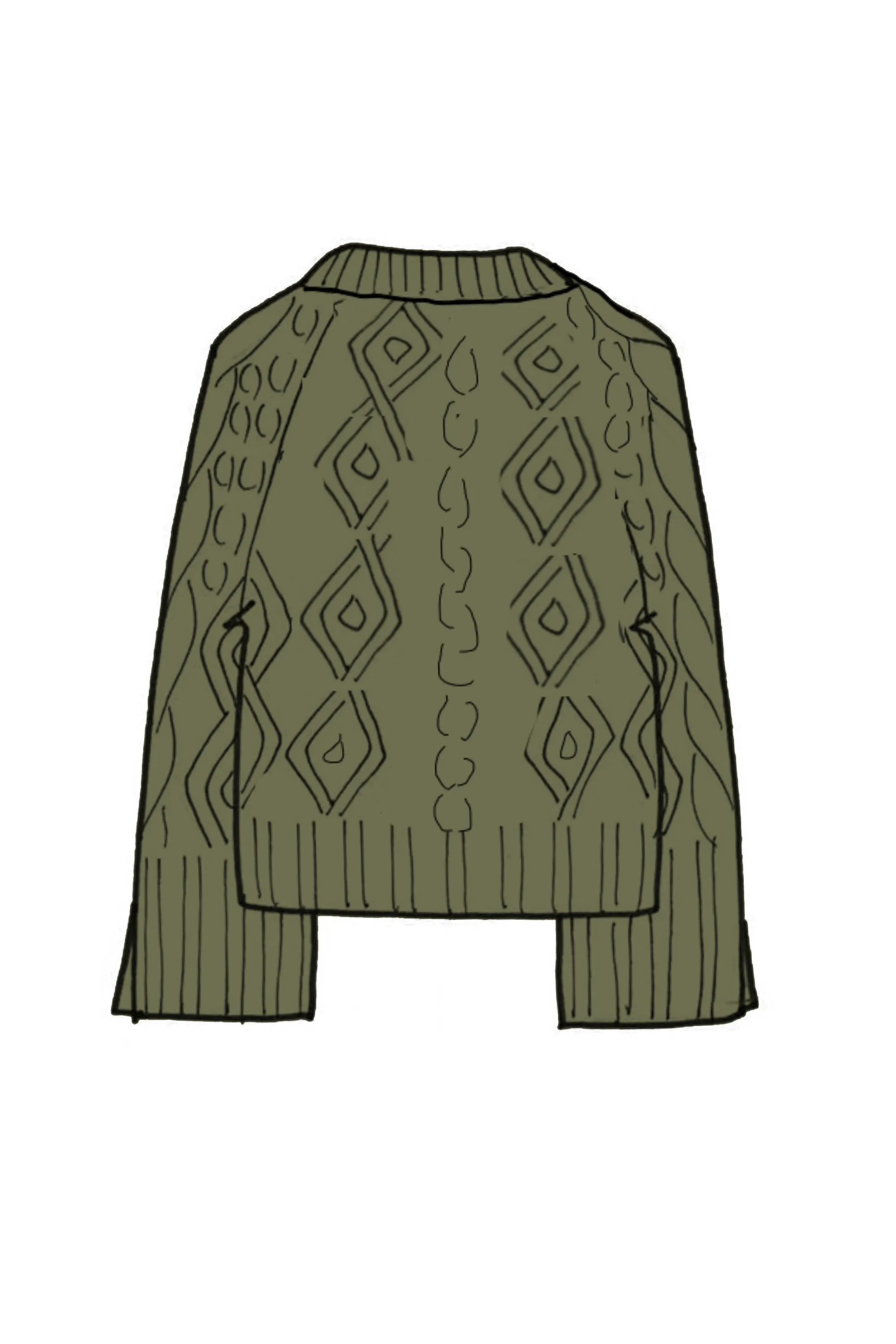 Cashmere Cable Sweater - Made to Order