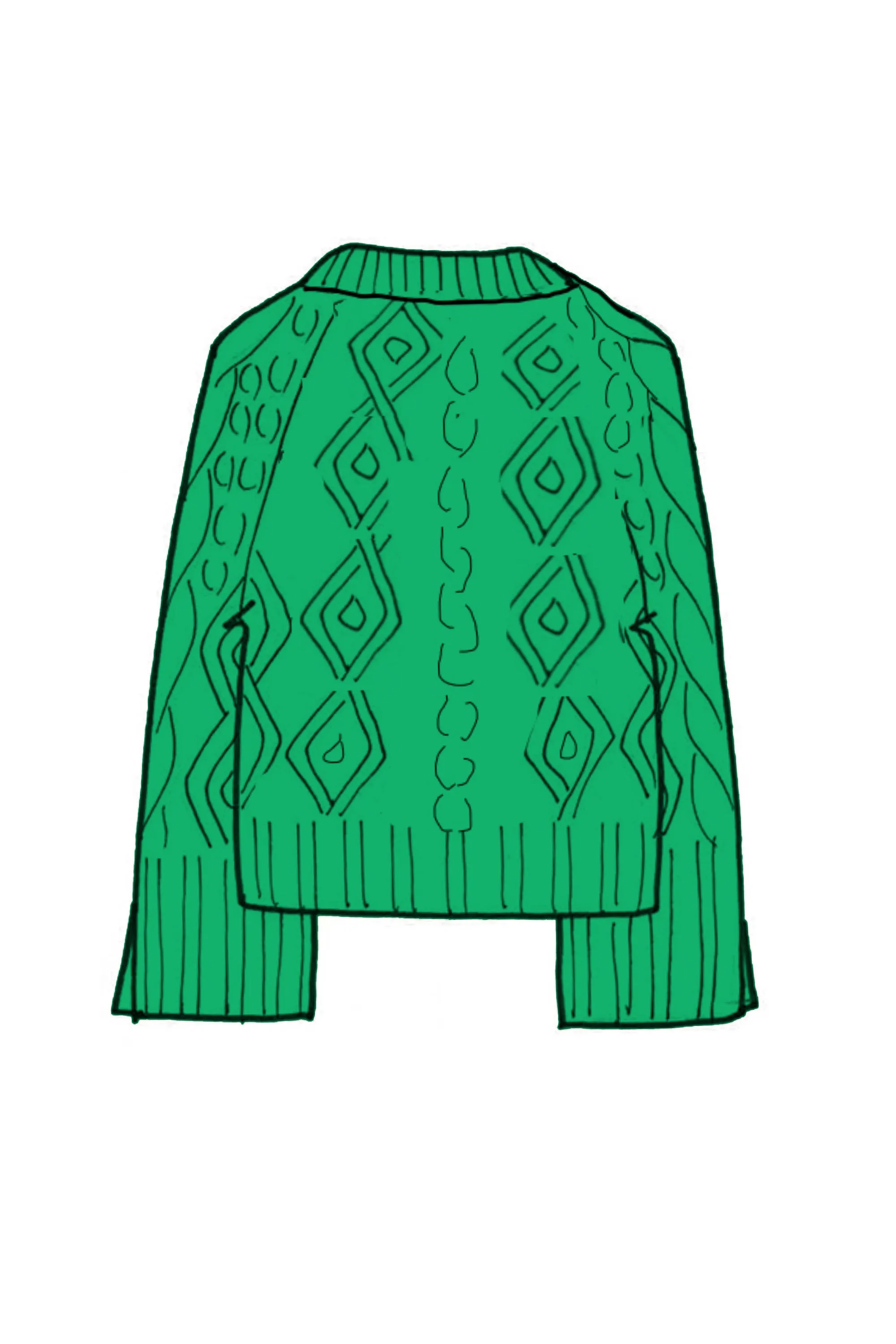 Cashmere Cable Sweater - Made to Order