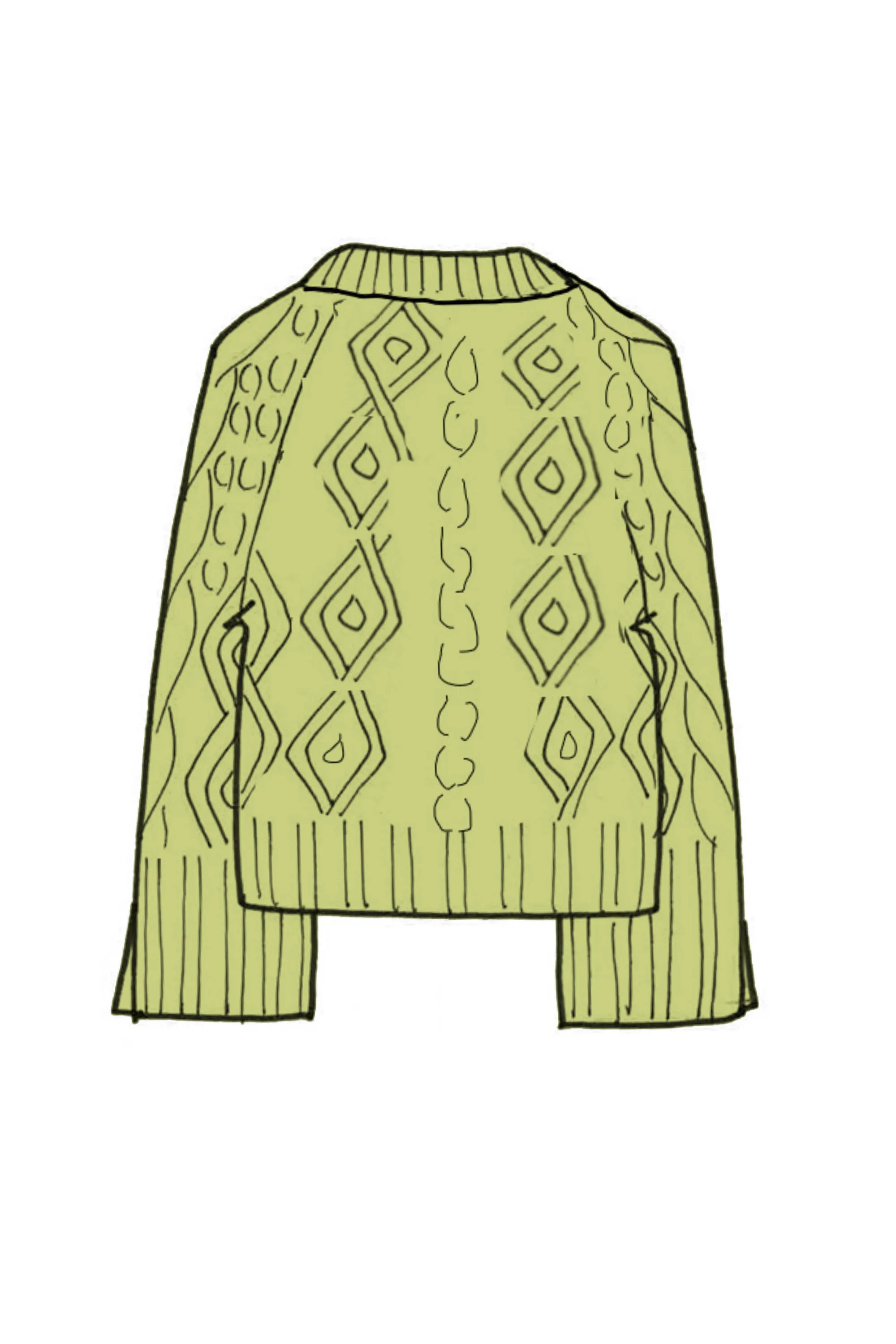Cashmere Cable Sweater - Made to Order