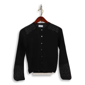 Cashmere Cardigan with Swarovski Crystals