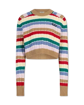 Cashmere Striped F5 Sweater