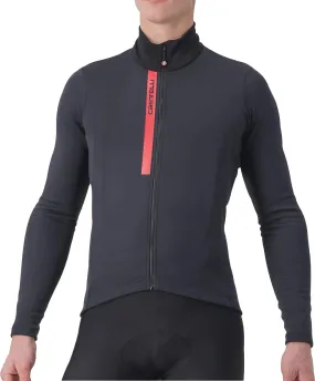 Castelli Entrata Thermal Long Sleeve Mens Cycling Jersey - Black