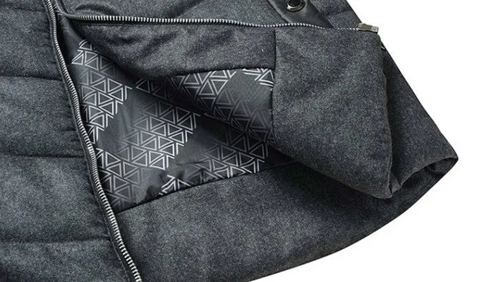Casual Stand Collar Cotton Slim Jacket For Men
