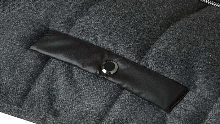 Casual Stand Collar Cotton Slim Jacket For Men
