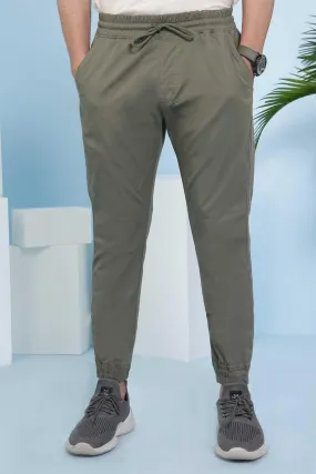 CASUAL TROUSER SLIM FIT OLIVE