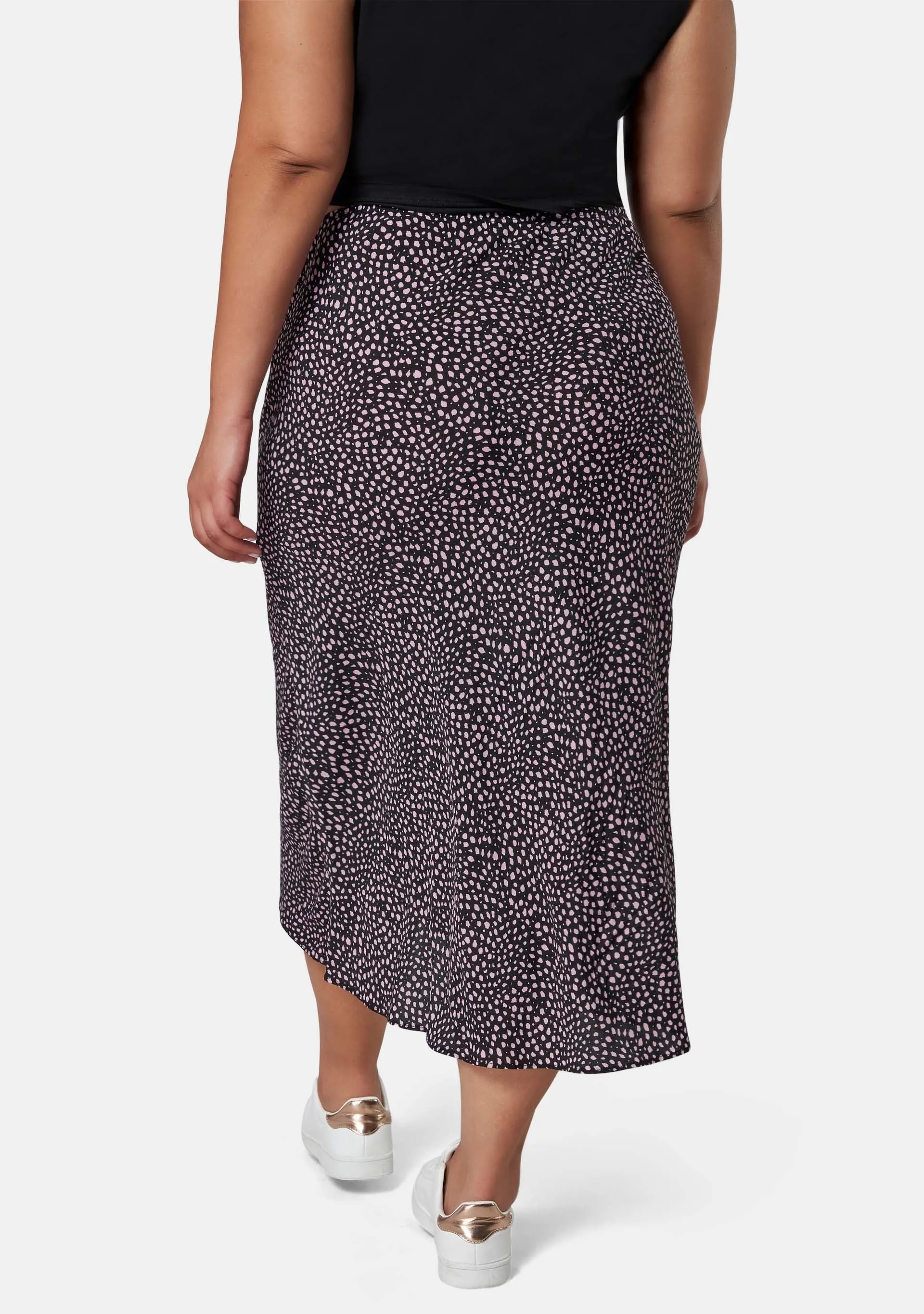 Catalina Print Midi Skirt