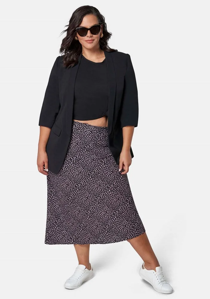Catalina Print Midi Skirt