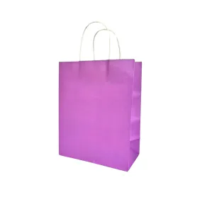 CCF ECO-friendly medium weight 100GSM paper shopping bag #7 (purple color) - 350 pieces/case