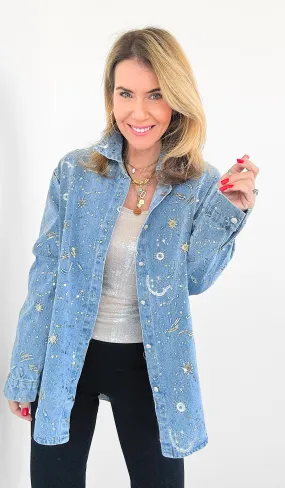 Celestial Journey Button Down