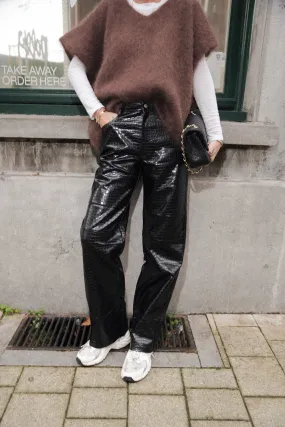 Straight-Leg Trousers