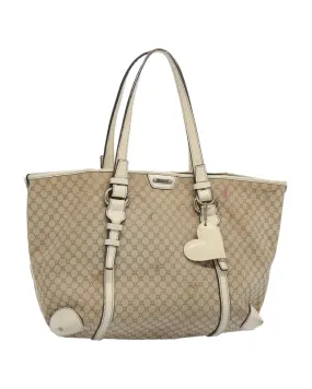 CELINE Cabas Phantom Beige Canvas Tote Bag