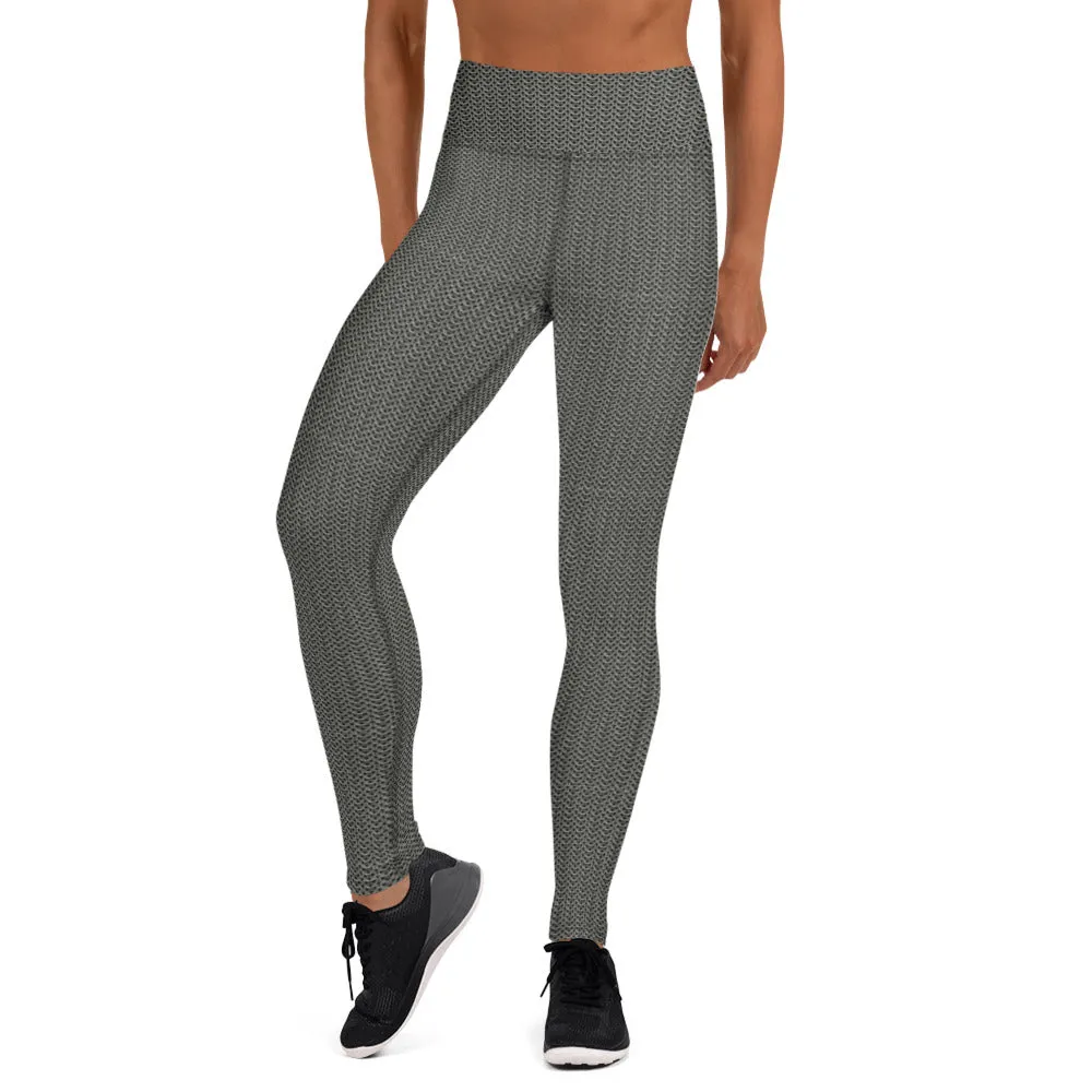 Chainmail Pattern Yoga Leggings