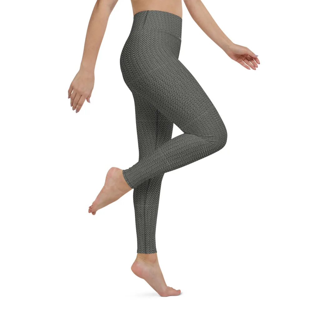 Chainmail Pattern Yoga Leggings