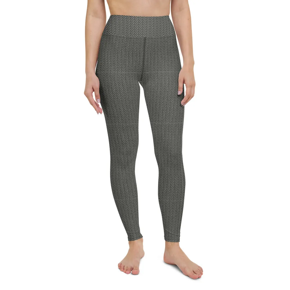 Chainmail Pattern Yoga Leggings
