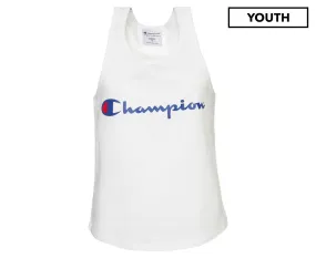 Champion Ch Girl Racerback Script Tank