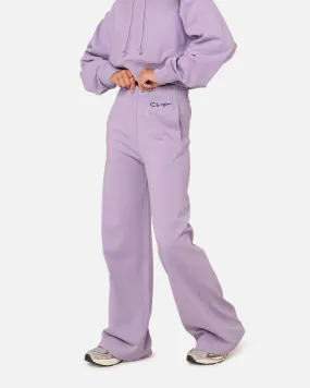 Champion Women's Jersey Heavyweight Wide Leg Pants Lavender U62 Cs