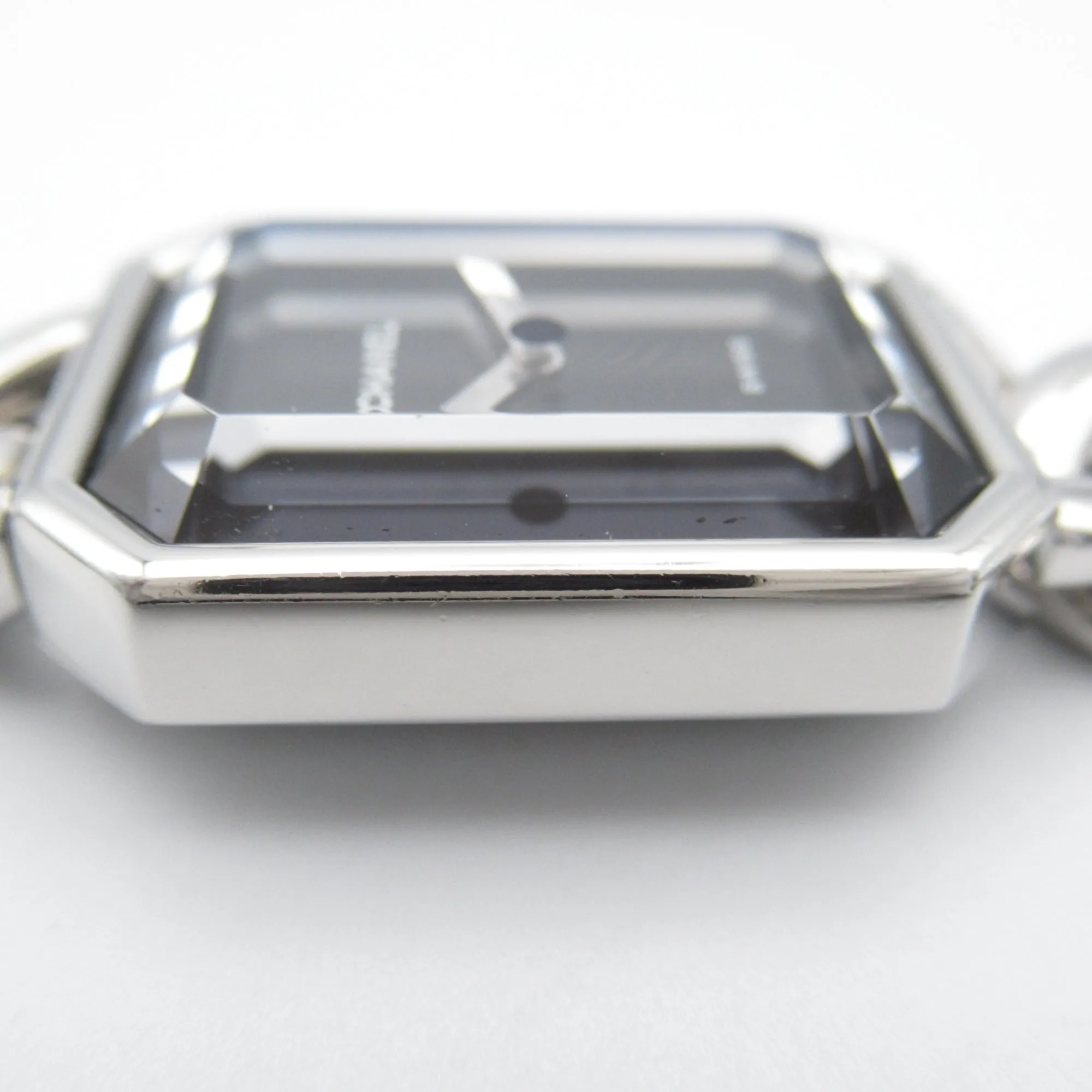 CHANEL Premiere L Wrist Watch H0452 Quartz Black Stainless Steel H0452