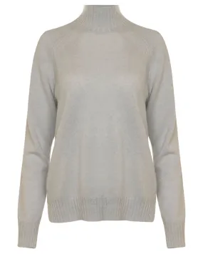 Chanterelle Cashmere Mockneck Pullover
