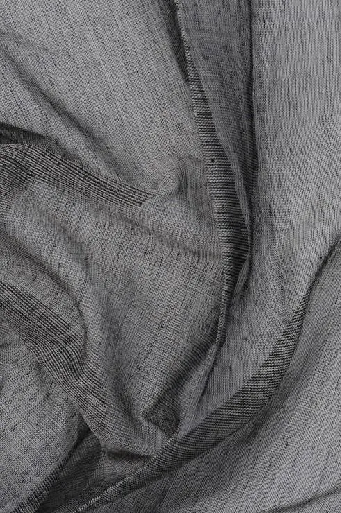 Charcoal Grey Cotton Voile Fabric