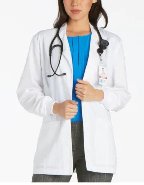 Cherokee Women's 30 inch Rib Knit Cuff Medical Lab Coat