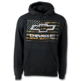 Chevy Bowtie Camo Flag Hoodie Sweatshirt